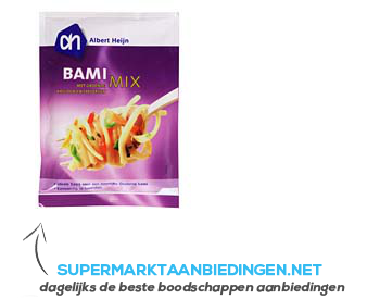 AH Mix voor bami aanbieding