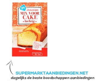 AH Mix voor cake aanbieding