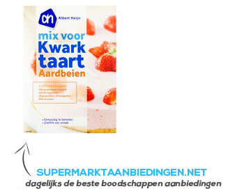 AH Mix voor kwarktaart aardbeien aanbieding