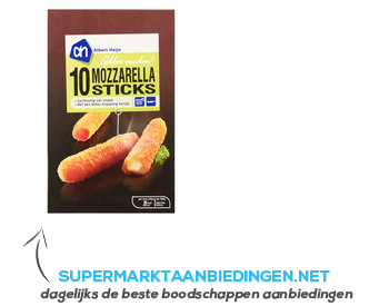 AH Mozzarella kaassticks aanbieding