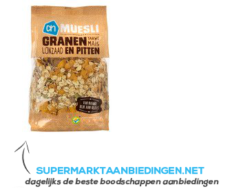 AH Muesli granen-pitten aanbieding