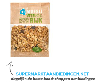 AH Muesli vezelrijk aanbieding