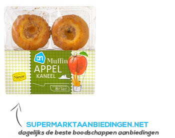 AH Muffin appel kaneel aanbieding