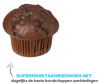 AH Muffin dubbelchocolade aanbieding