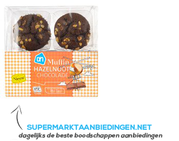 AH Muffin hazelnoot chocolade aanbieding