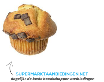 AH Muffin vanille met chocolade stukjes aanbieding