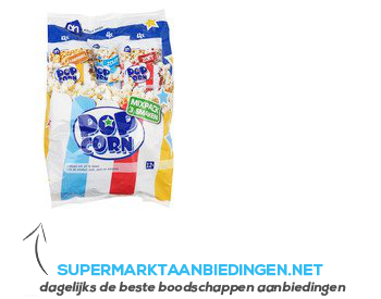 AH Multipack popcorn aanbieding