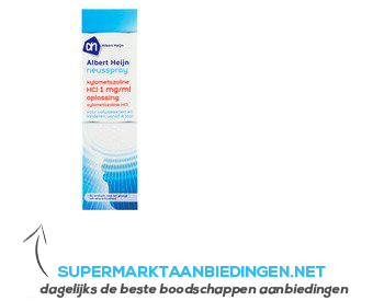 AH Neusspray xylometazoline aanbieding