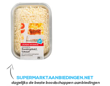 AH Ovenlasagne met rundergehakt aanbieding