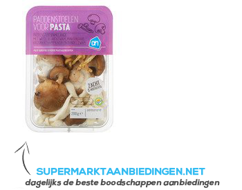 AH Paddenstoelen voor pasta aanbieding