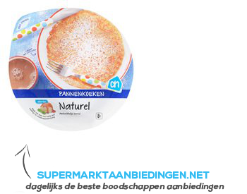 AH Pannenkoeken naturel aanbieding