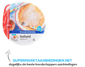 AH Pannenkoeken naturel voordeel aanbieding