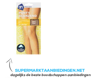 AH Panty glanzend 20 denier hazel mt 40-42 aanbieding