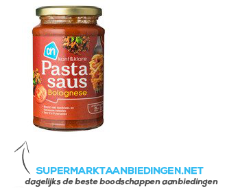 AH Pastasaus bolognese aanbieding