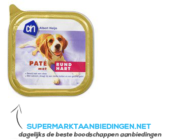 AH Paté rund-hart (voor de hond) aanbieding