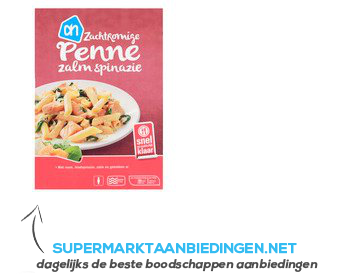 AH Penne zalm aanbieding