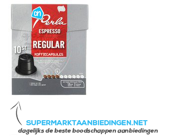 AH Perla espresso regular capsules