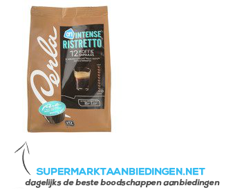 AH Perla intense ristretto koffie capsules aanbieding