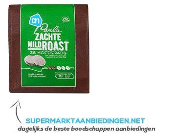 AH Perla koffiepads mild roast aanbieding