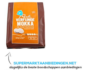 AH Perla koffiepads mokka aanbieding