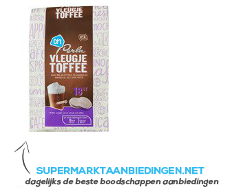 AH Perla koffiepads toffee aanbieding