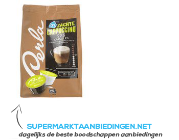 AH Perla zachte cappuccino capsules aanbieding