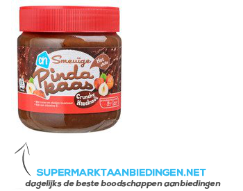 AH Pindakaas cacao hazelnoot aanbieding