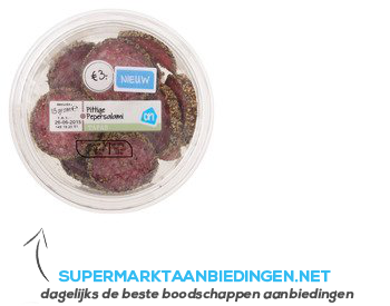 AH Pittige pepersalami aanbieding