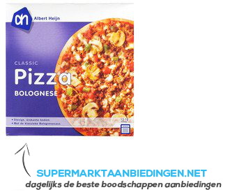 AH Pizza Bolognese aanbieding