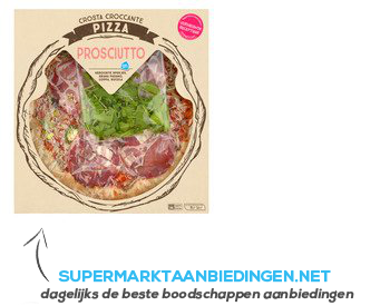 AH Pizza prosciutto aanbieding