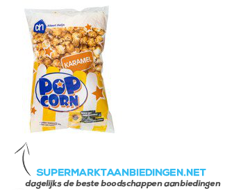 AH Popcorn caramel aanbieding