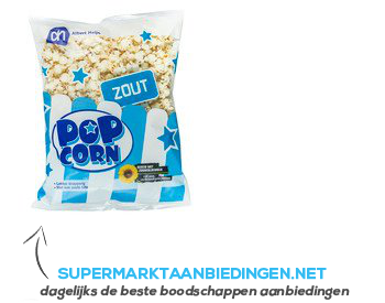 AH Popcorn zout aanbieding