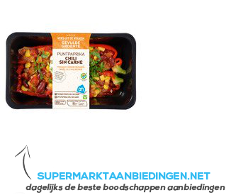 AH Puntpaprika chili sin carne aanbieding