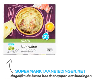 AH Quiche Lorraine aanbieding