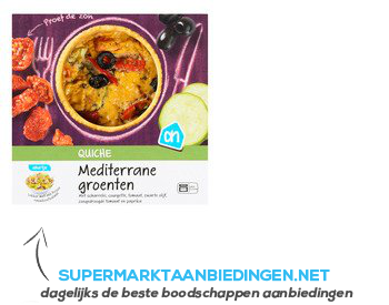 AH Quiche Mediterrane groente aanbieding