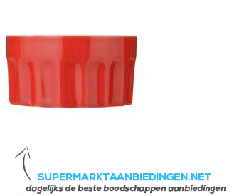 AH Ramequin 9 cm rood aanbieding