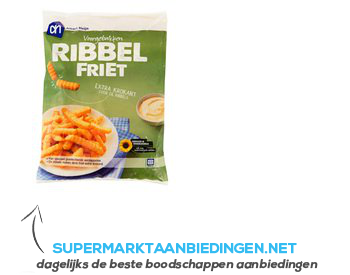 AH Ribbel friet aanbieding