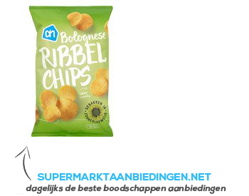 AH Ribbelchips bolognese aanbieding