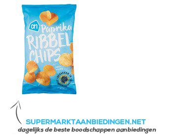 AH Ribbelchips paprika aanbieding