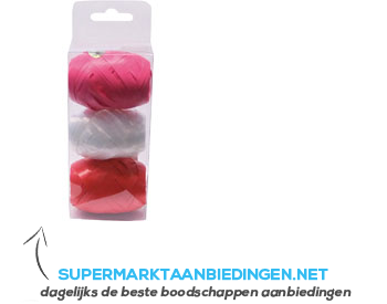 AH Ribbon set roze-wit-rood aanbieding