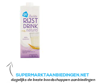 AH Rijst drink naturel aanbieding