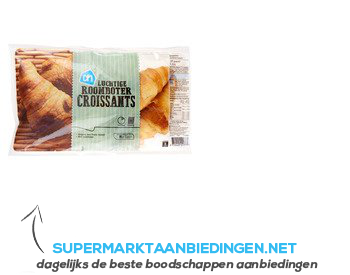 AH Roomboter croissants (afbak) aanbieding