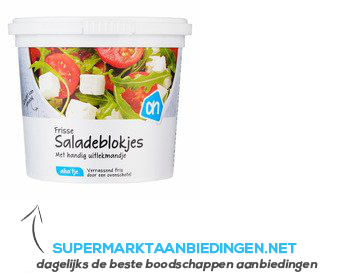 AH Salade kaasblokjes aanbieding