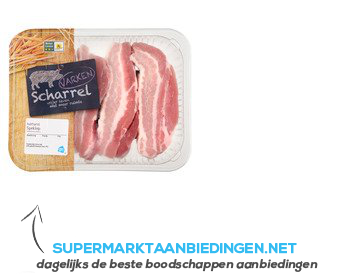 AH Scharrel speklapjes aanbieding