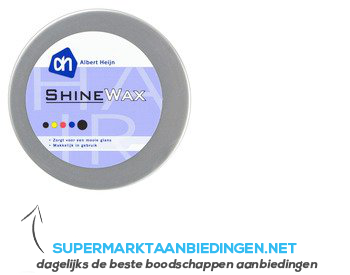 AH Shine wax aanbieding