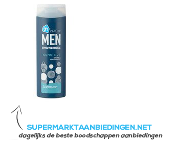 AH Shower gel men sensitive aanbieding