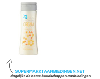 AH Showercream milk & honey aanbieding