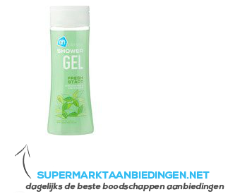 AH Showergel fresh start aanbieding