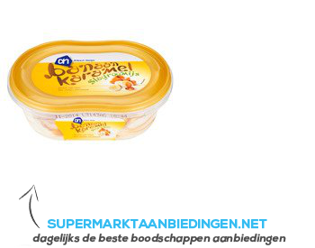 AH Slagroomijs banaan caramel aanbieding