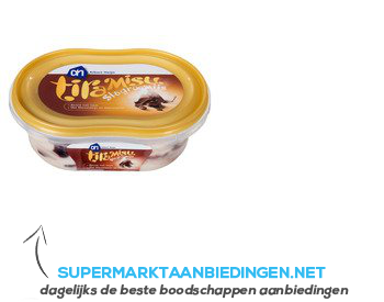 AH Slagroomijs tiramisù aanbieding